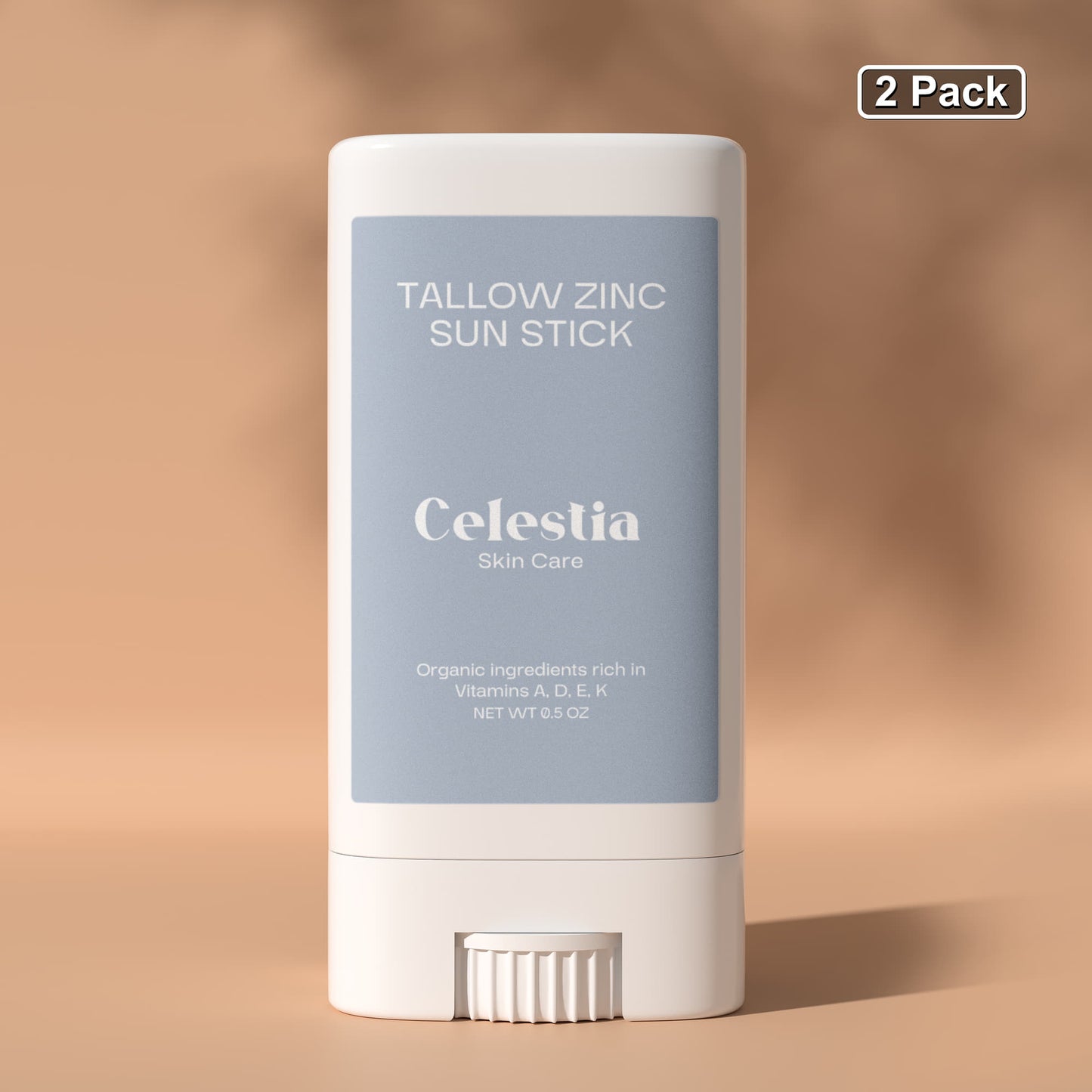 2 Pack Tallow Zinc Sun Stick