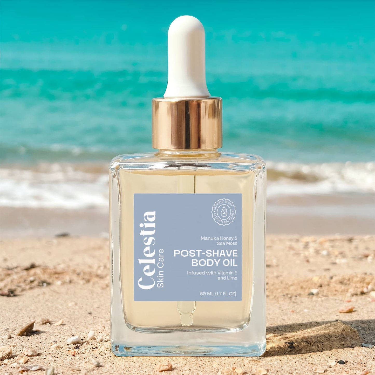 Manuka Honey Sea Moss Post-Shave Body Oil